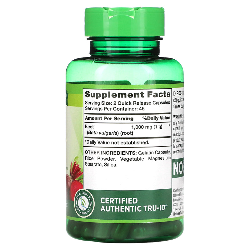 NATURES TRUTH BEET ROOT 90CAP