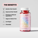 HAIRBURST UNICORN VEGAN HAIR VITAMINS, 60 TABS