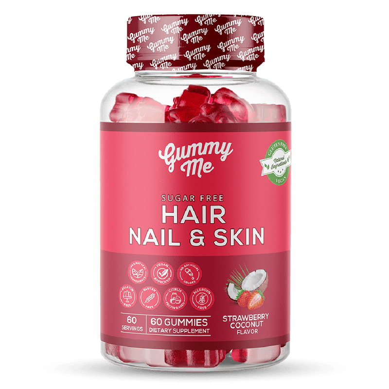 GUMMYME HAIR SKIN NAILS SUGARFREE 60GUMMIES