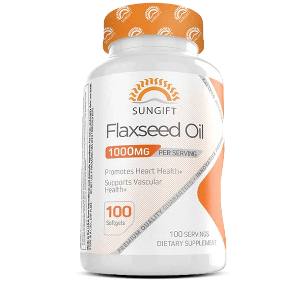 Sungift Flaxseed Oil 1000mg, 100 Capsules