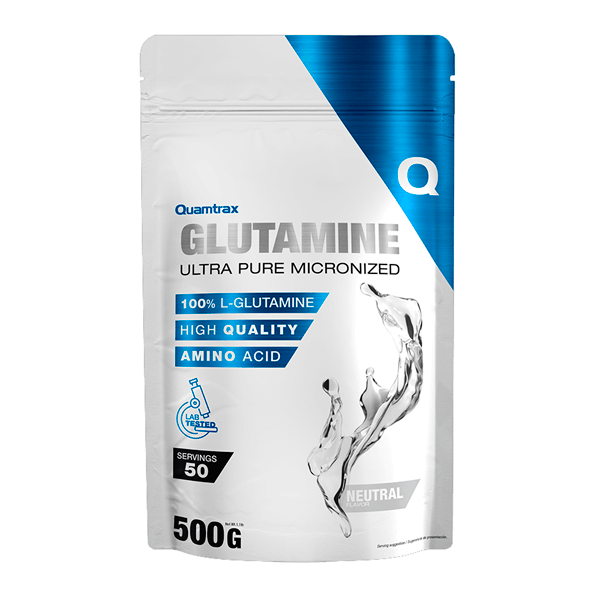 QUAMTRAX GLUTAMINE MICRONIZED, 500G, 50 SERVINGS