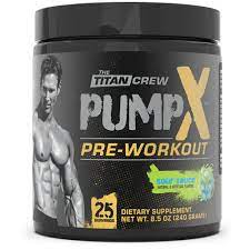 BPI THE TITAN CREW PUMP X PREWORKOUT 25 Servings